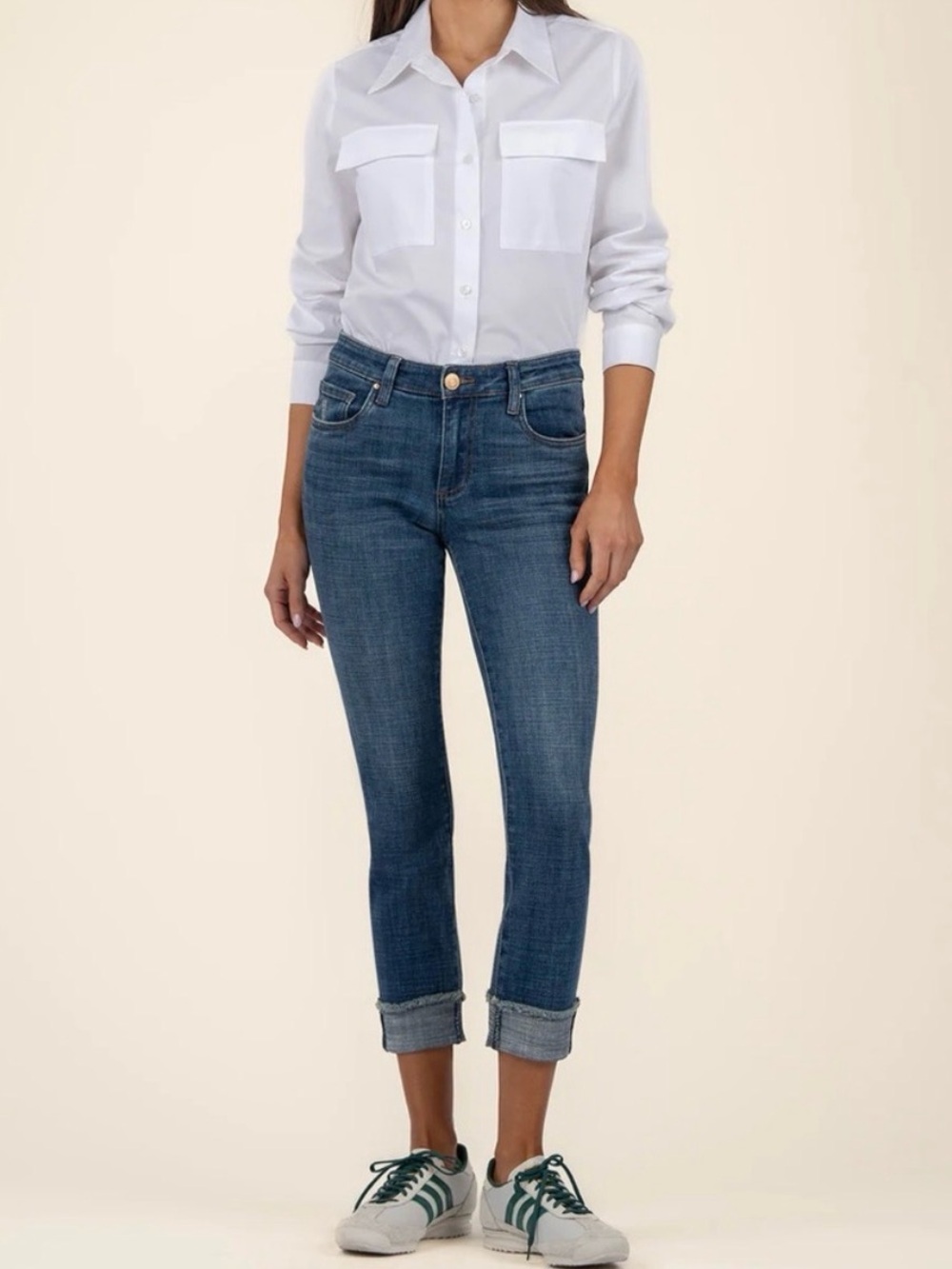 Kut from the Kloth | Katherine High Rise Ankle Straight Jeans | Sz 8